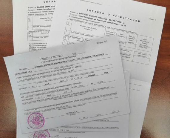 прописка в Сланцах